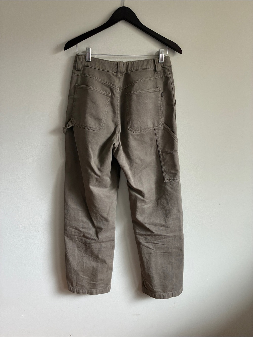 TNA Women's Straight-Leg Trousers in Taupe - Picture 2 of 6